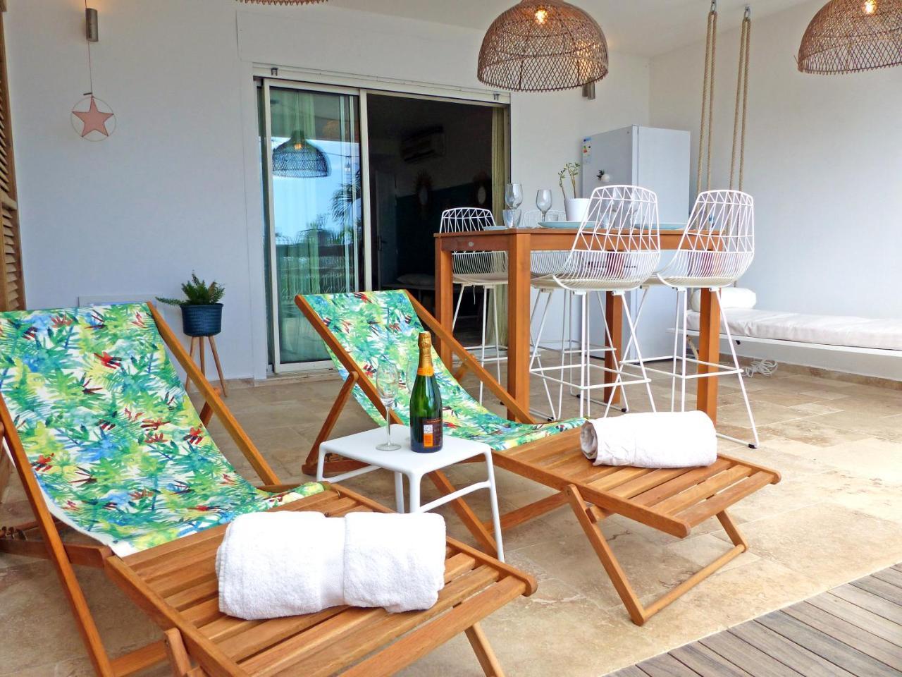 La Boheme, Residence De 5 Appartements Avec Piscine, Vue Ocean, Petite Ile Экстерьер фото