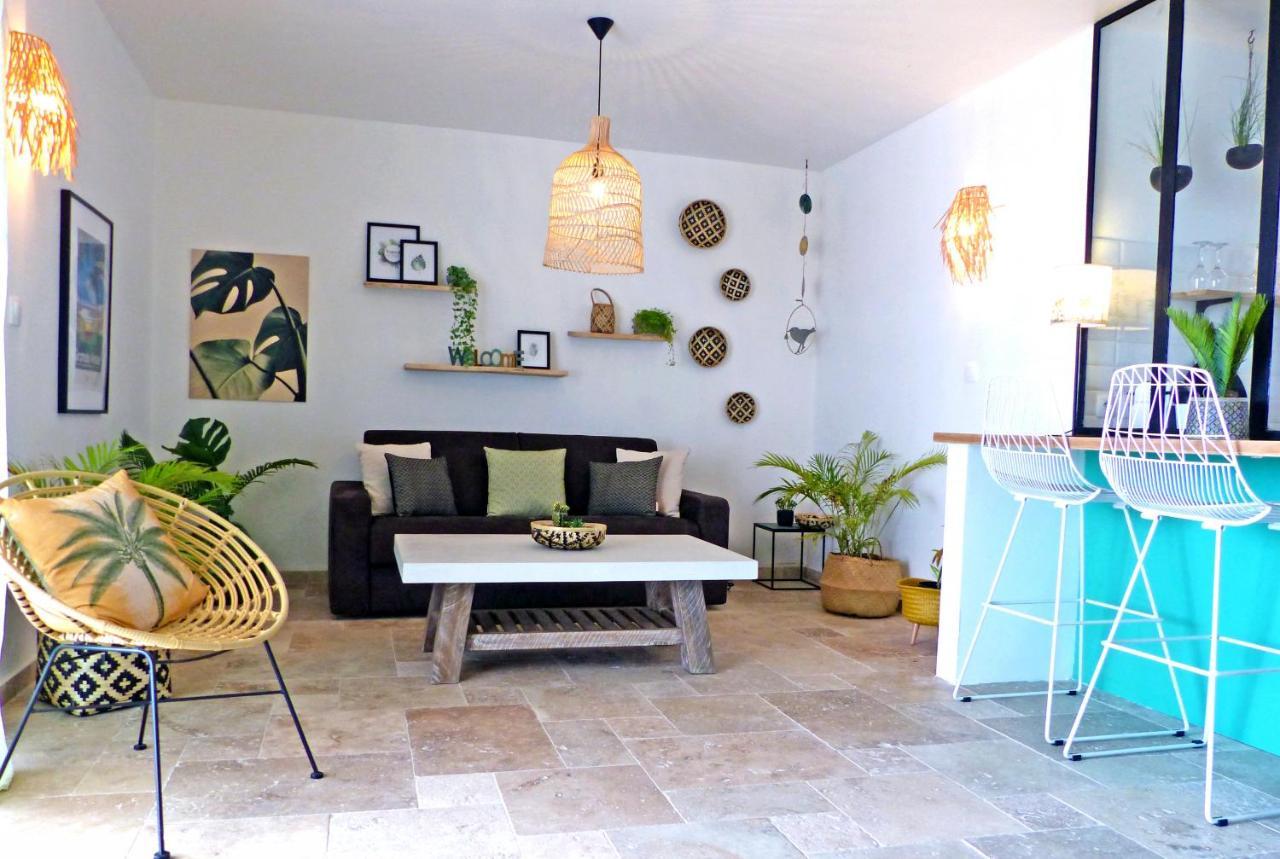 La Boheme, Residence De 5 Appartements Avec Piscine, Vue Ocean, Petite Ile Экстерьер фото